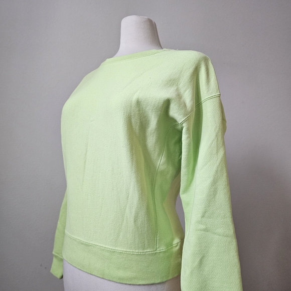 Champion reverse weave neon green sweatshirt size small - Picture 7 of 12